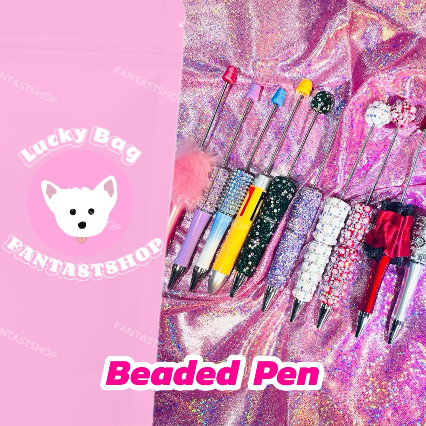 【New】Beaded Pen- Open in live