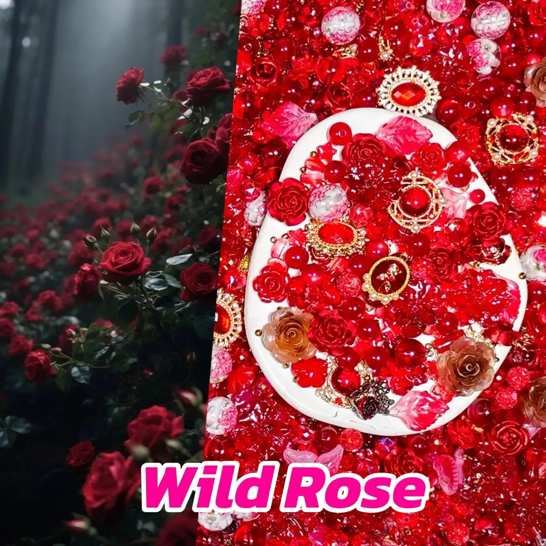 Wild Rose for Key/Phone Chain/Bracelet/Hanging - Open in live