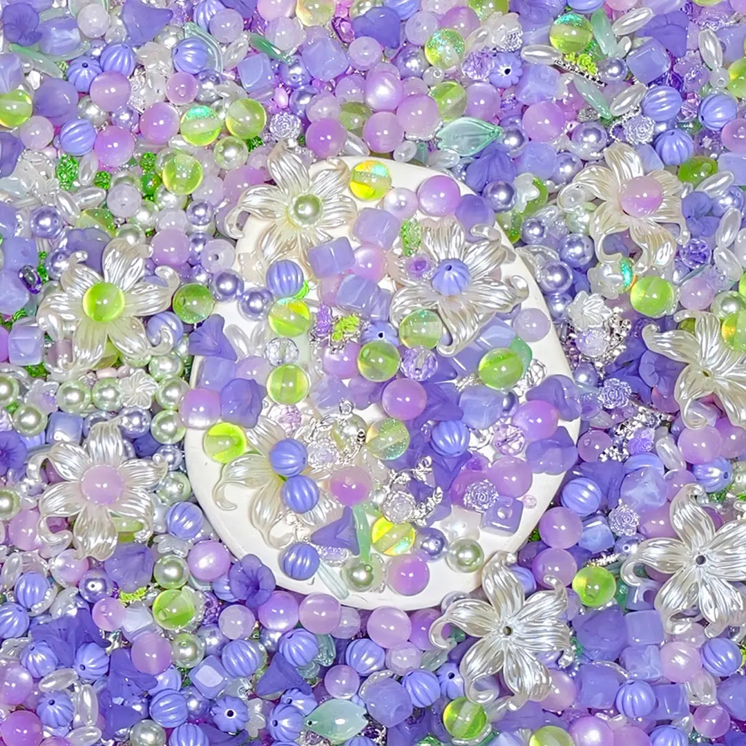 Lavender Wisteria Dream for Key/Phone Chain/Bracelet/Hanging - Open in live
