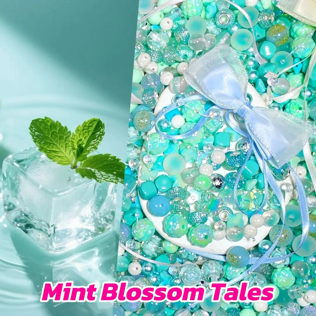 Mint Blossom Tales for Key/Phone Chain/Bracelet/Pen - Open in live