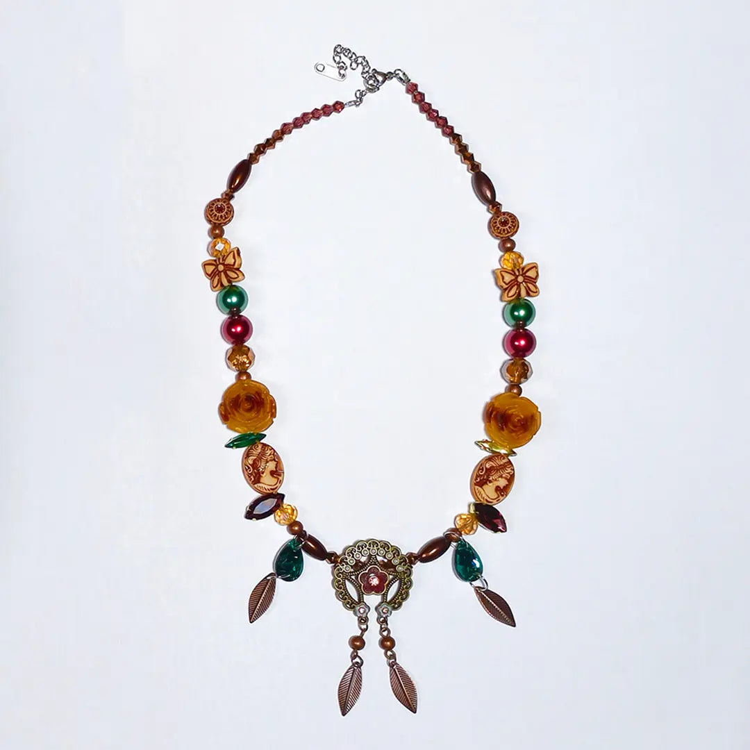 Vintage Flower Room for Key/Phone Chain/Bracelet/Hanging - Open in live