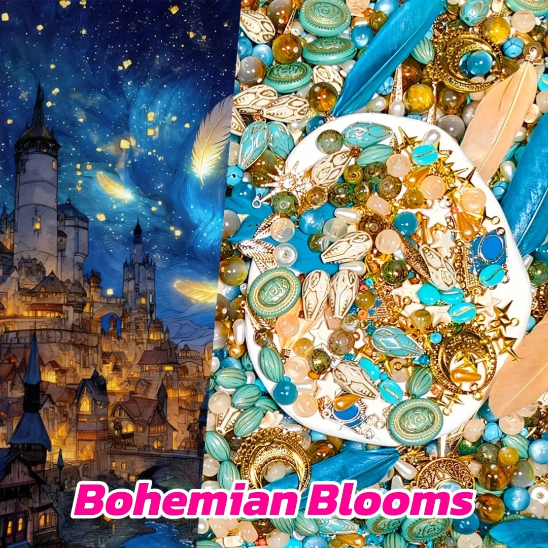 Bohemian Blooms for Key/Phone Chain/Bracelet/Hanging - Open in live