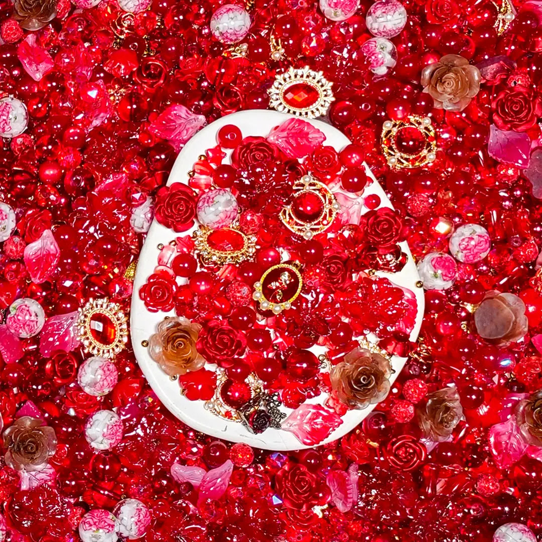 Wild Rose for Key/Phone Chain/Bracelet/Hanging - Open in live