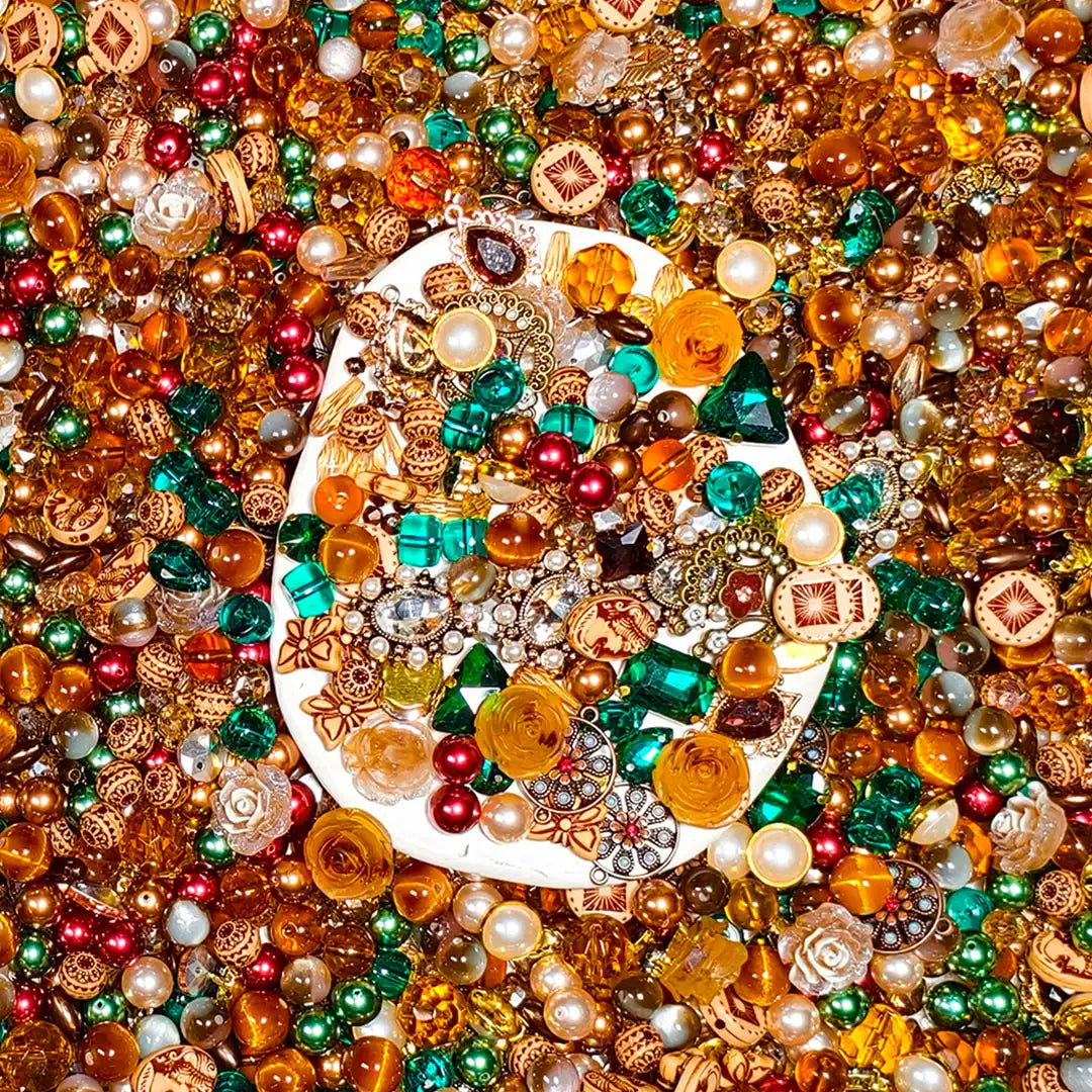 Vintage Flower Room for Key/Phone Chain/Bracelet/Hanging - Open in live