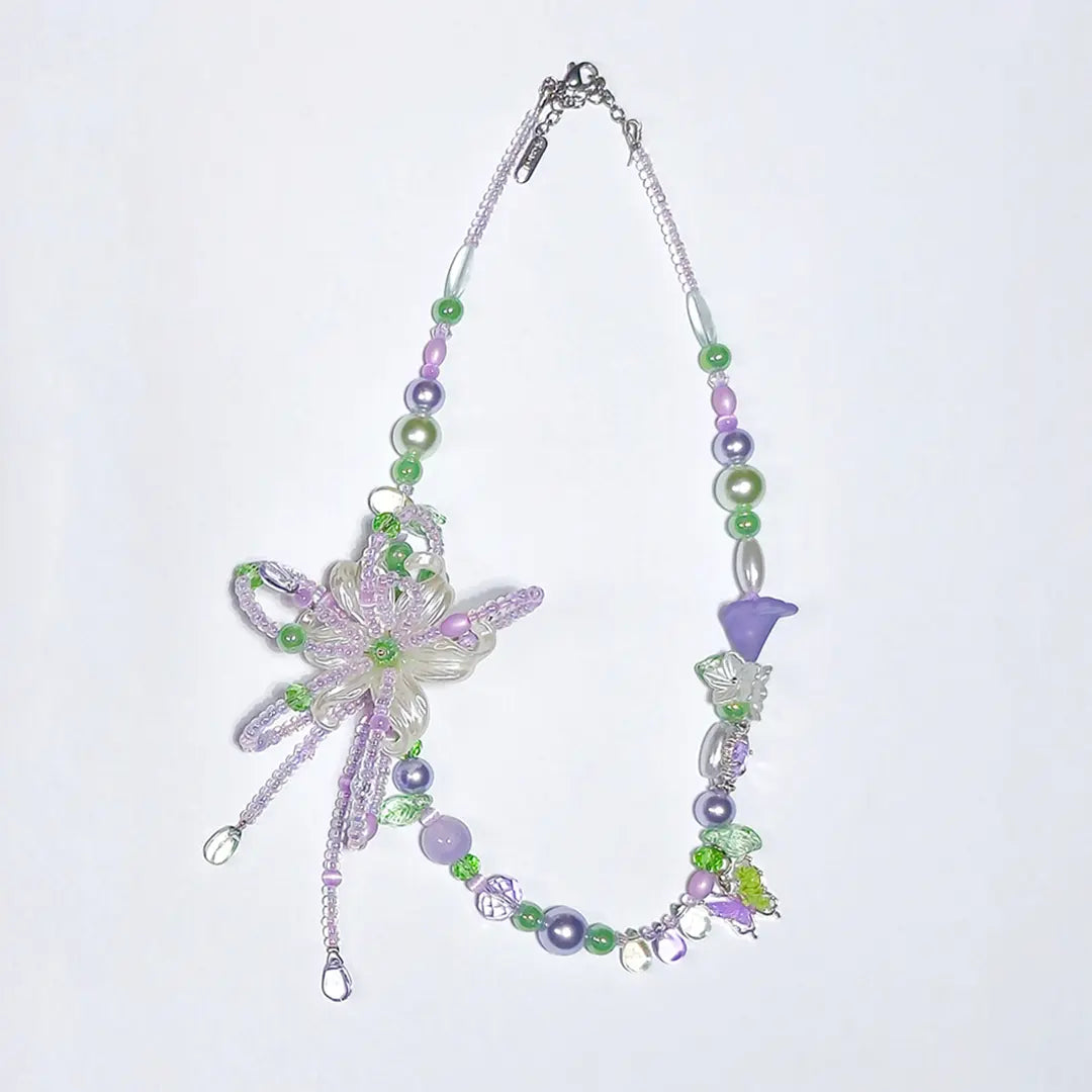 Lavender Wisteria Dream for Key/Phone Chain/Bracelet/Hanging - Open in live