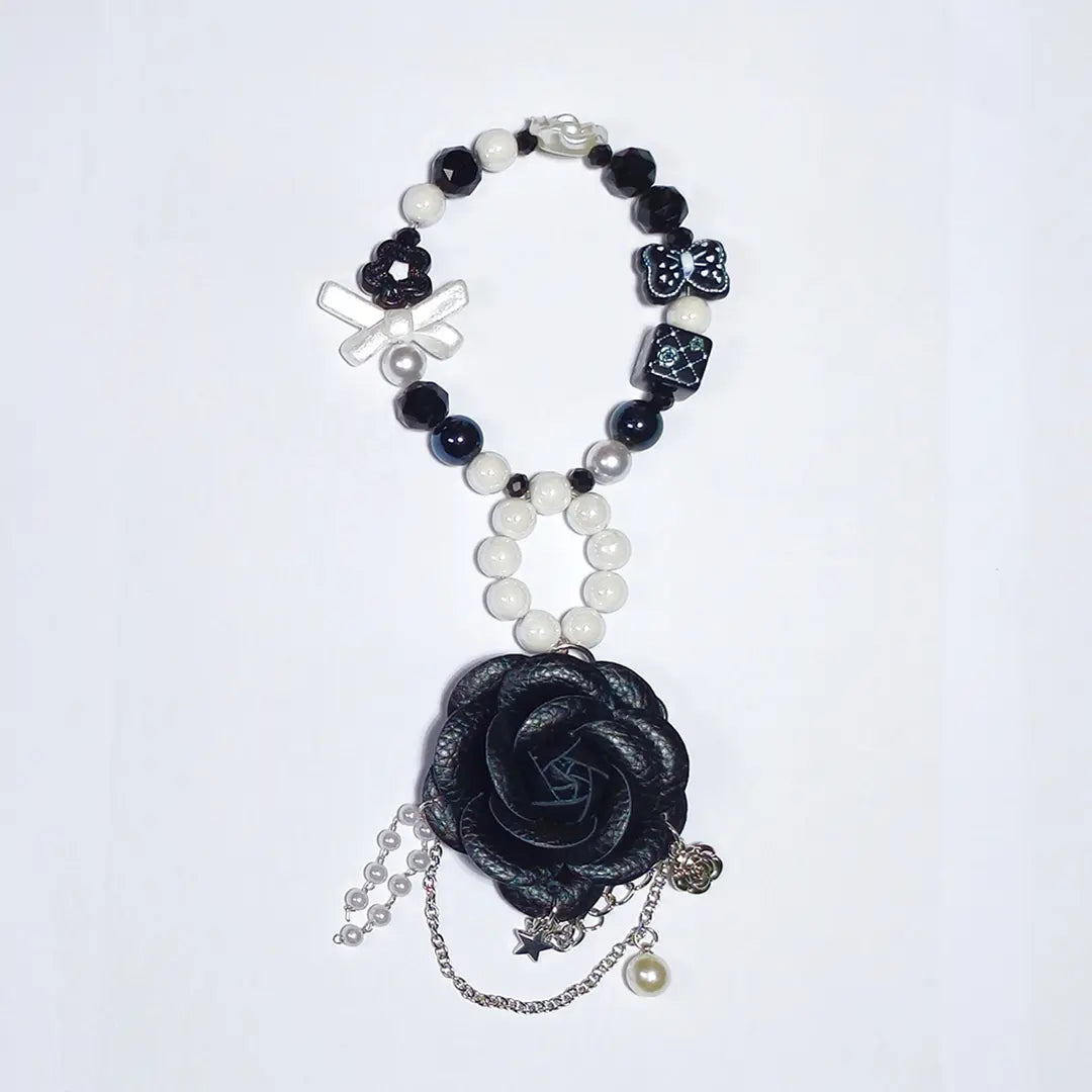 Jasmine Noir Chocolate for Key/Phone Chain/Bracelet/Pen - Open in live