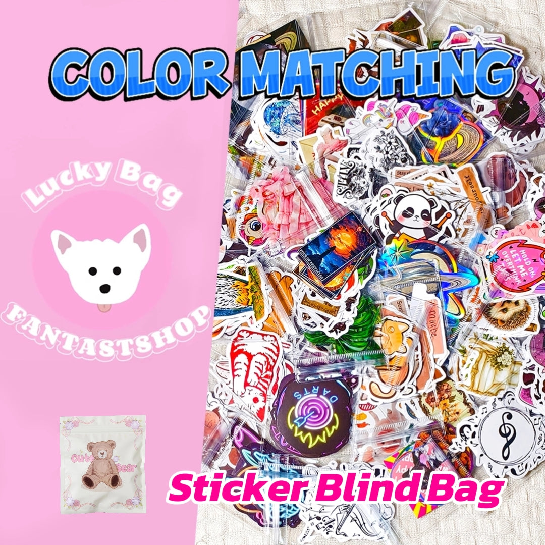 【New Arrival+10% Exrtra 】【Limited】（10 Pcs / Bag) Sticker Blind Bag - Open in live
