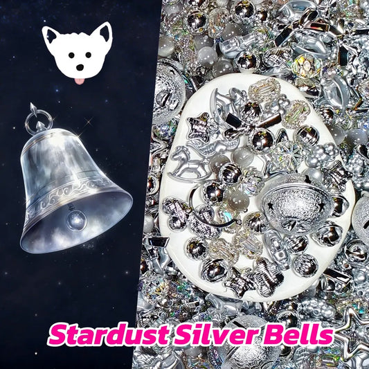 Stardust Silver Bells for Key/Phone Chain/Hanging/Pen - Open in live