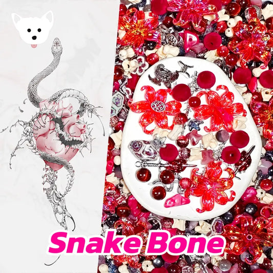 【New Arrival BOGO】Snake Bone for Bracelet/Necklace/Key/Phone Chain/Hanging - Open in live