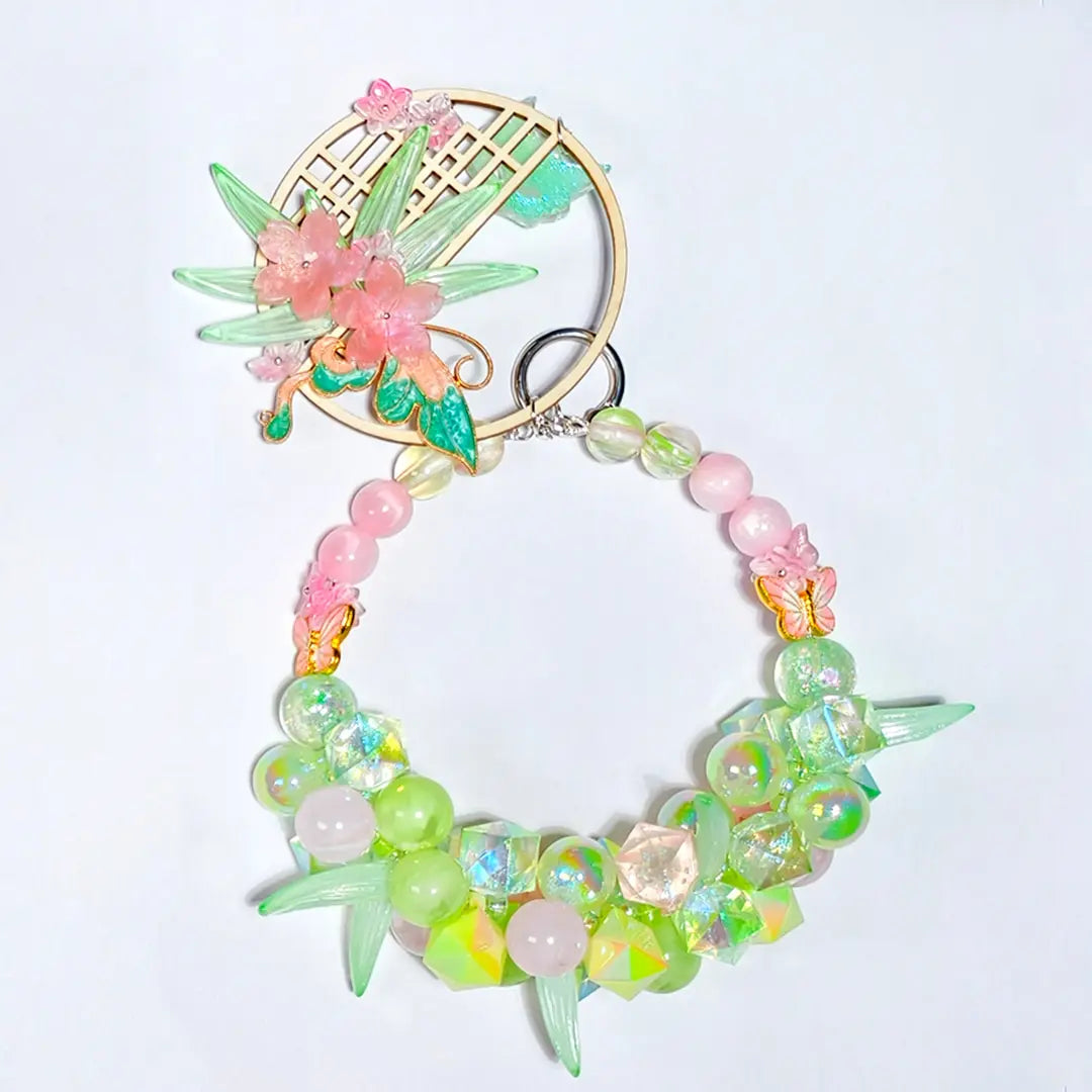 【New Arrival BOGO】【Glowing】Spring Peach Blossoms for Key/Phone Chain/Hanging - Open in live