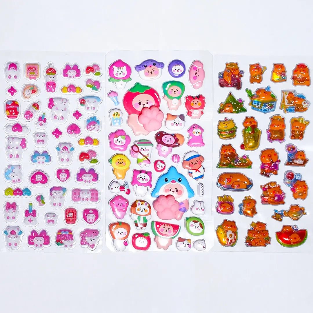 [Today's Special+10% Extra] [Limited] 3D Embossed Sticker Blind Bags- Open in live
