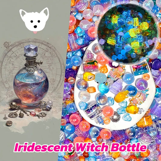 【Glowing】Iridescent Witch Bottle for Hanging/Pen- Open in live