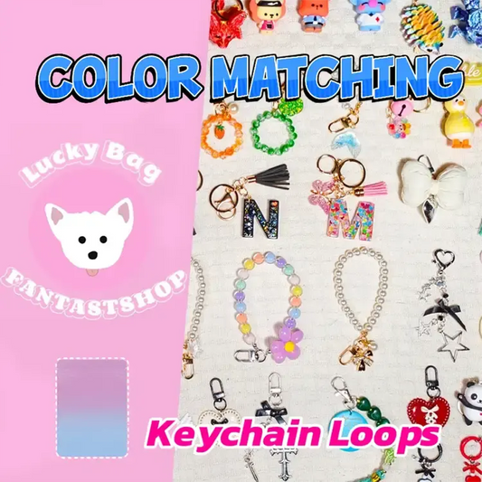 [Today's Special+10% Extra] Keychain Loops Blind Bag for Keychain/Phone chain- Open in live
