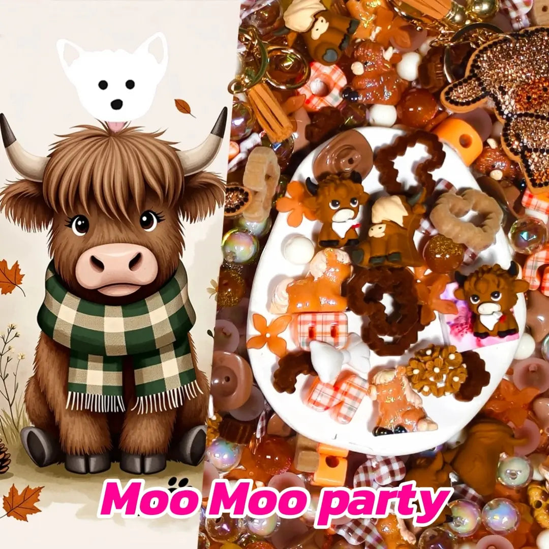 Moo Moo Party for Hanging/Pen- Open in live