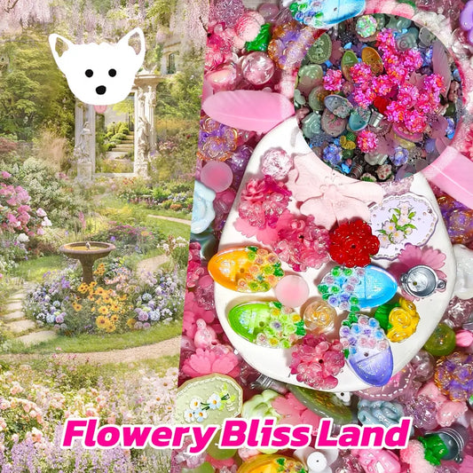 Flowery Bliss Land for Hanging/Pen/Phone Chain/Bracelet/Necklace- Open in live