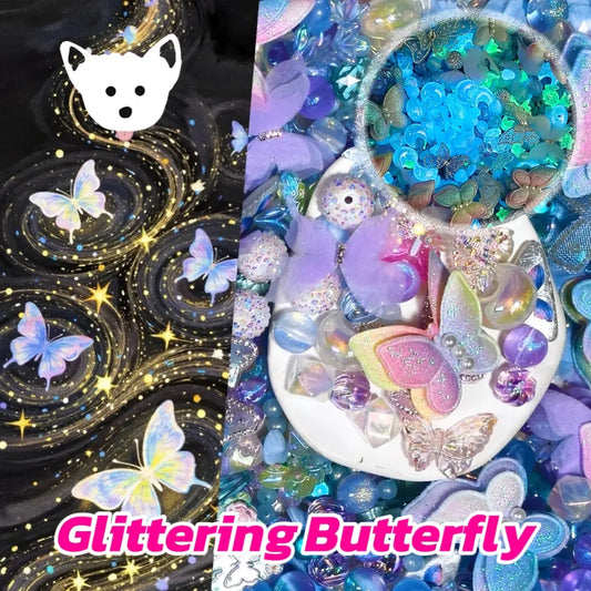 【New Arrival: Half BOGO】Glittering Butterfly for Hanging/Pen- Open in live