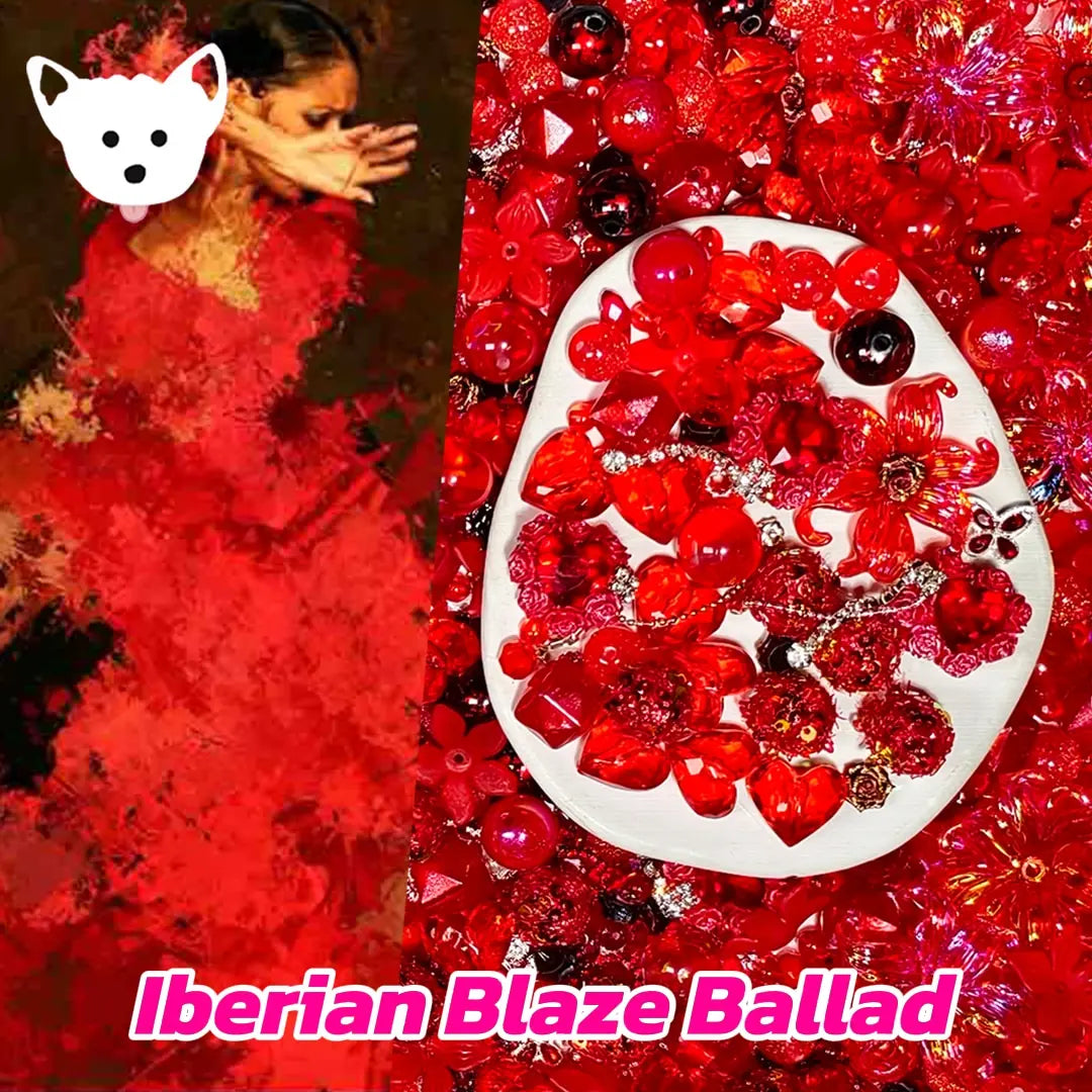 Iberian Blaze Ballad  for Hanging/Phone Chain/Bracelet - Open in live