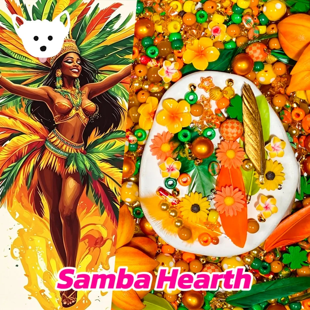 Samba Hearth  for Hanging/Phone Chain/Bracelet - Open in live