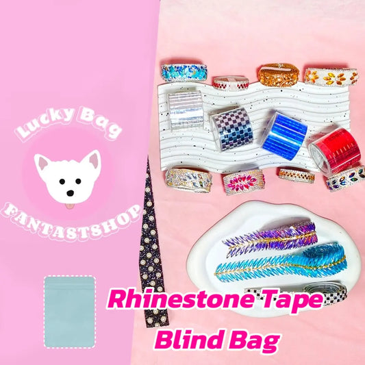 【New Arrival +10% Extra】【Limited】Rhinestone Tape Blind Bag - Open in live