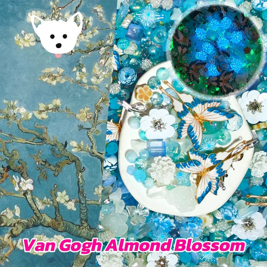 Van Gogh Almond Blossom for Hanging/Pen/Phone Chain/Bracelet - Open in live