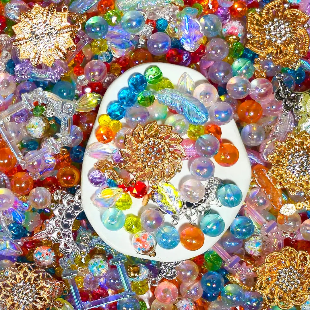 Rainbow Dream Weave  for Hanging/Pen/Phone Chain/Bracelet - Open in live