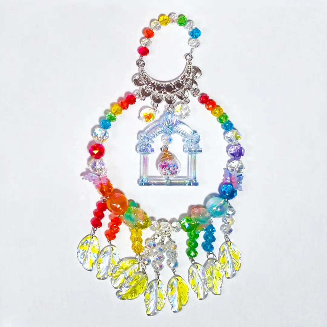 Rainbow Dream Weave  for Hanging/Pen/Phone Chain/Bracelet - Open in live