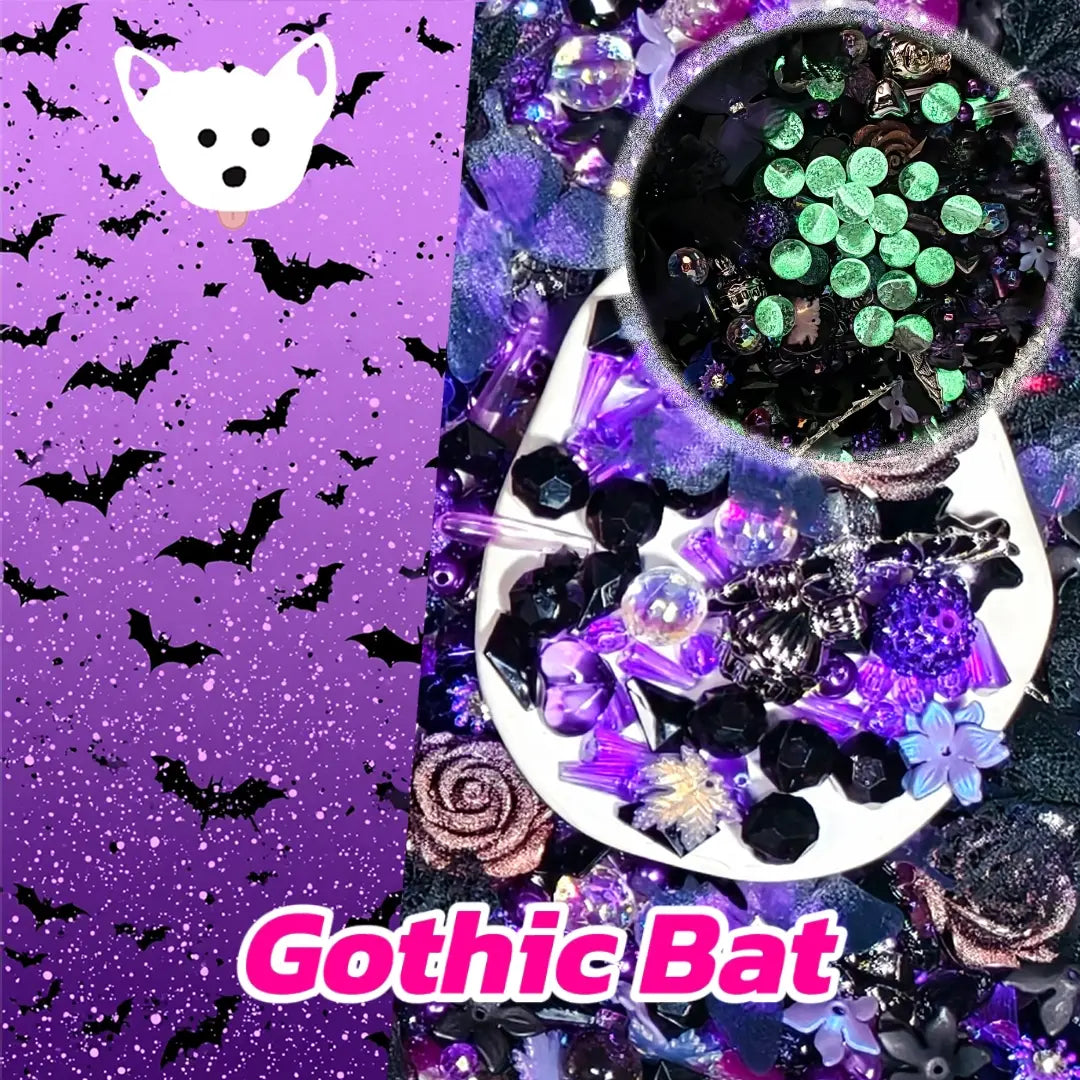 【Glowing】Gothic Bat for Pen/Hanging/Bracelet - Open in live
