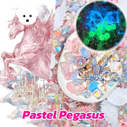 【New】【Glowing】Pastel Pegasus for Pen/Hanging - Open in live