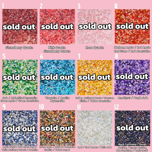 【New】Crystal Chips Palette Series for Bracelet/Hanging/Necklace - Open in live