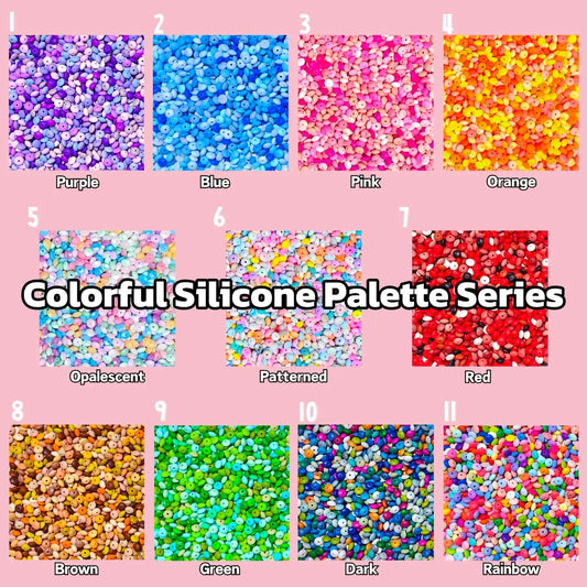 Colorful Silicone Palette Series for Pen/Bracelet/Hanging - Open in live