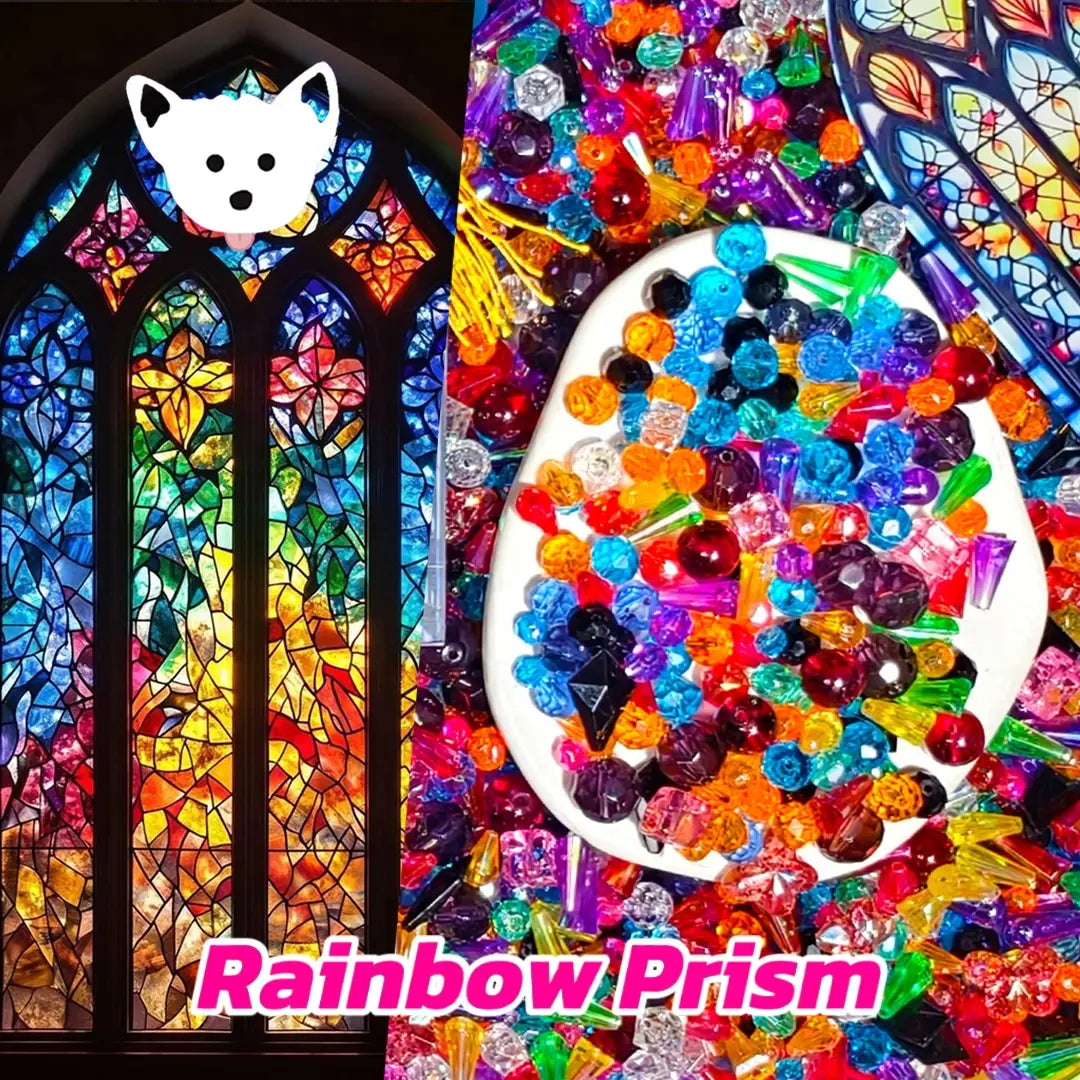 【New】Rainbow Prism for Hanging/Bracelet - Open in live