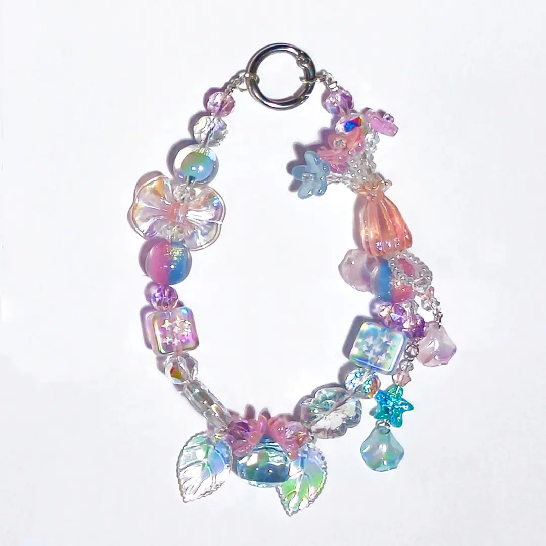 【New】【Glowing】Shimmering Pink Blue for Pen/Hanging/Bracelet - Open in live