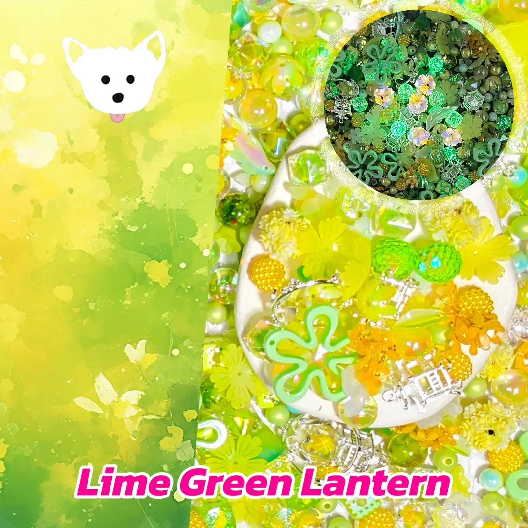 【New】【Glowing】Lime Green Lantern for Pen/Hanging - Open in live