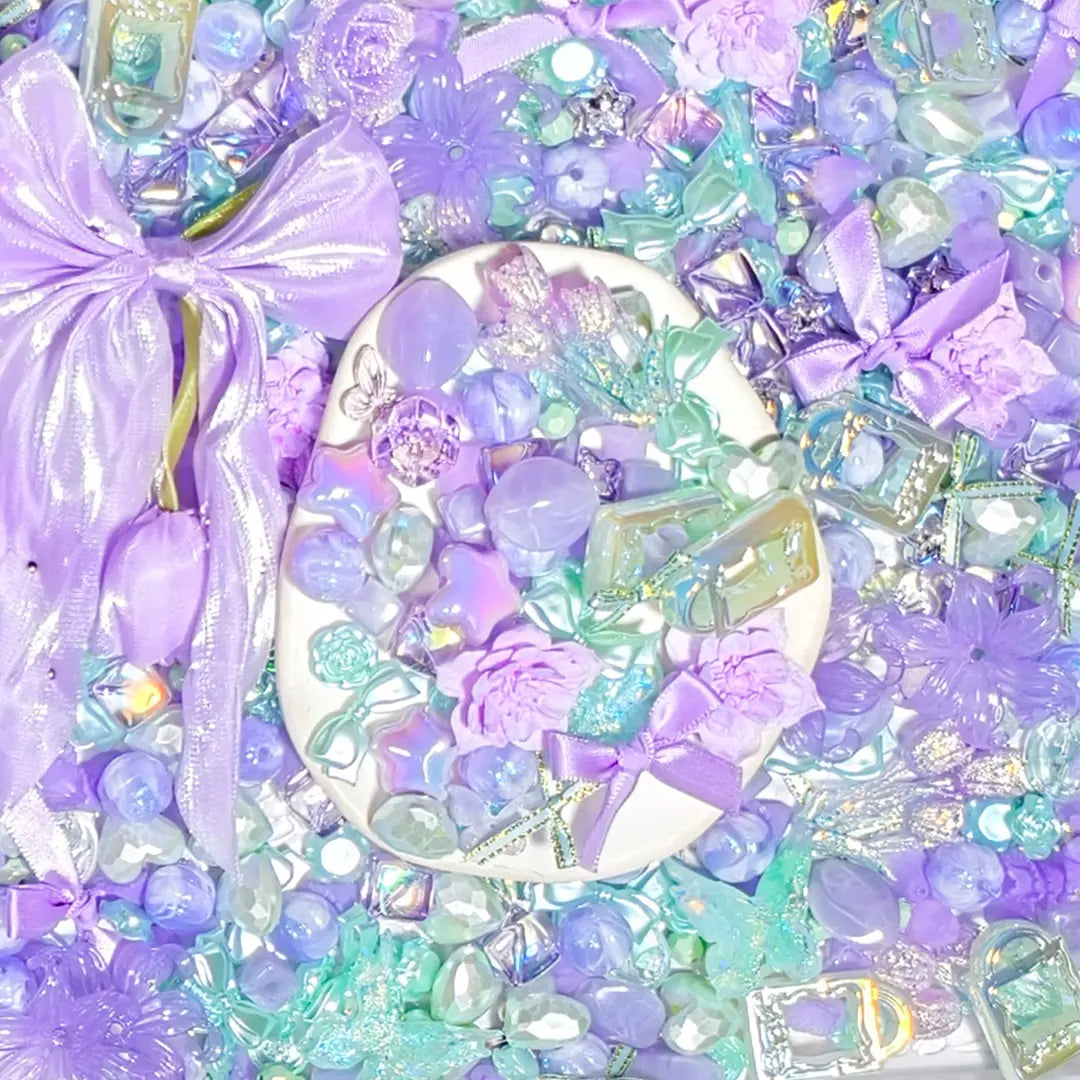 【New】【Glowing】Lavender Mint Tulip for Pen/Hanging - Open in live