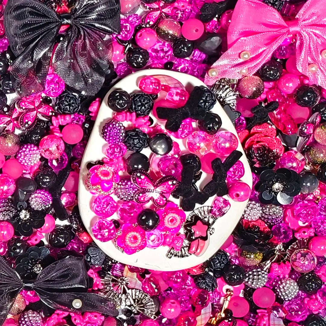【New】【Glowing】Pink Noir Butterfly for Pen/Hanging/Bracelet - Open in live
