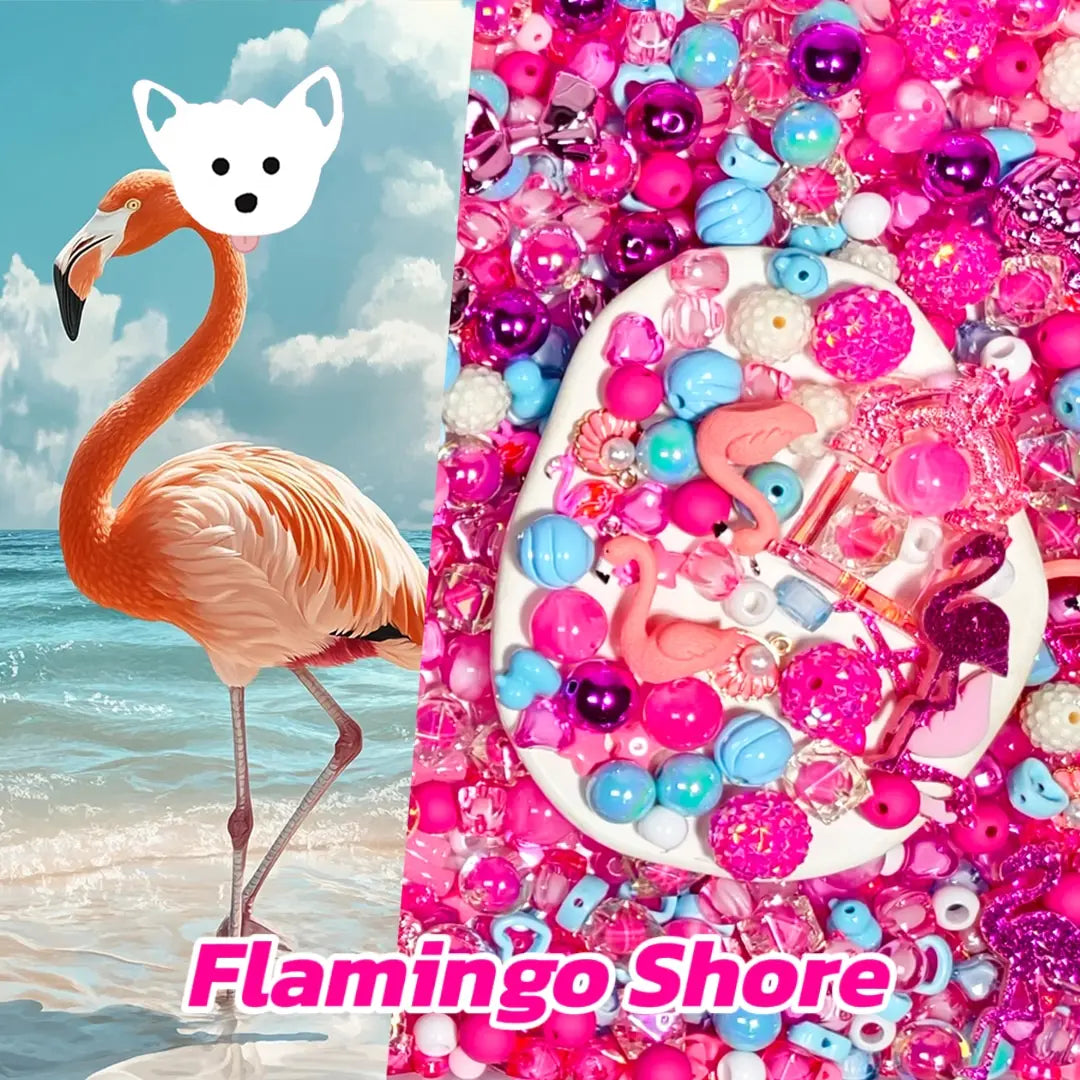 [New] Flamingo Shore for Bracelet/Hanging/Pen- Open in live