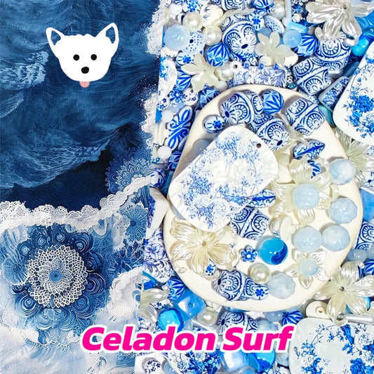 [New] Celadon Surf for Bracelet/Hanging/Pen- Open in live