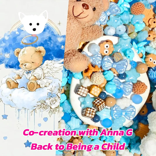 [New Co-creation with Anna G] Back to Being a Child for Pen/Bracelet/Hanging- Open in live