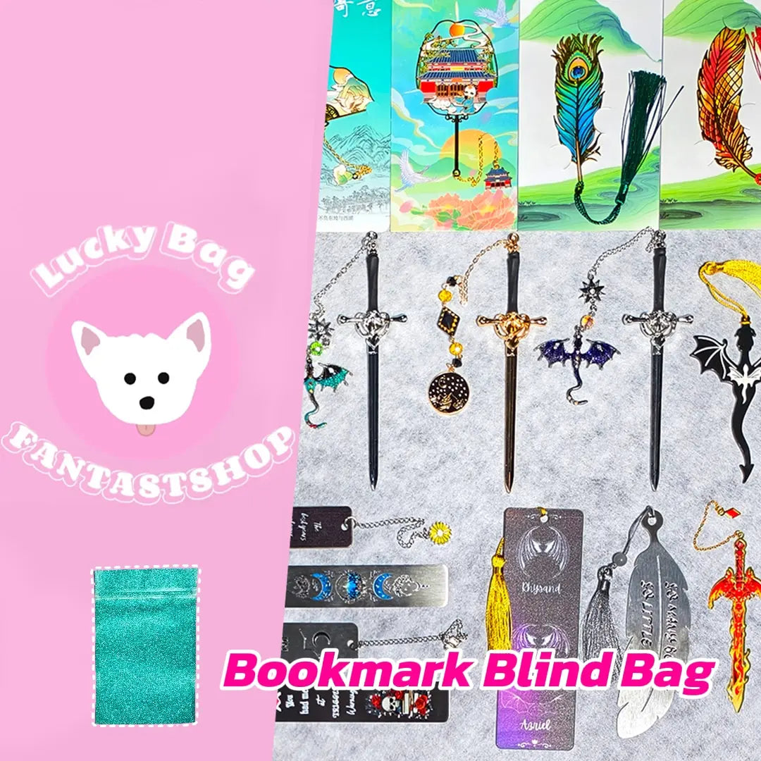[New Arrival+10% Extra] Bookmark Blind Bag - Open in live