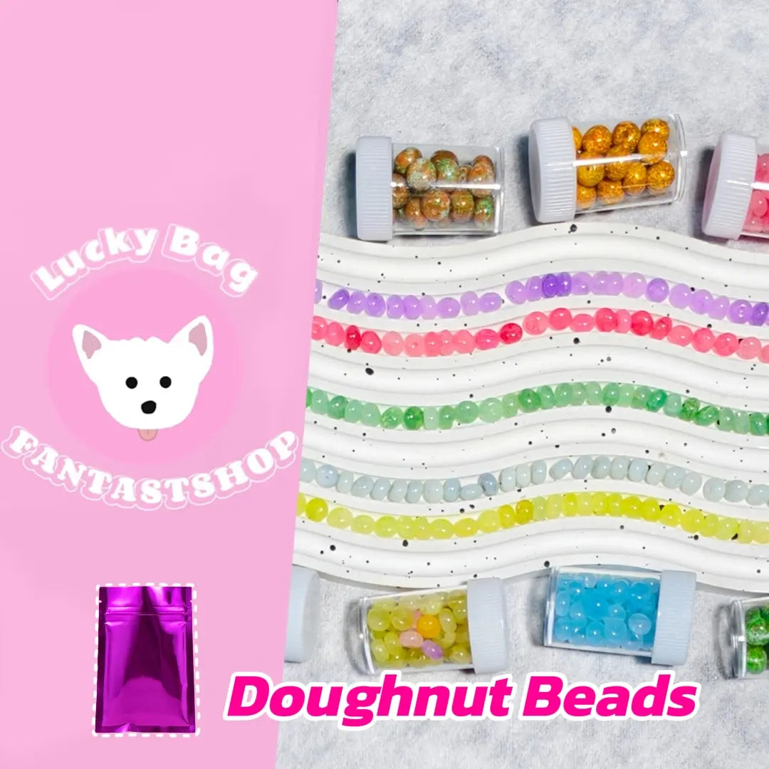 [Limited][New Arrival 10% Extra]Doughnut Beads Blind Bags for Bracelet/Keychain - Open in live