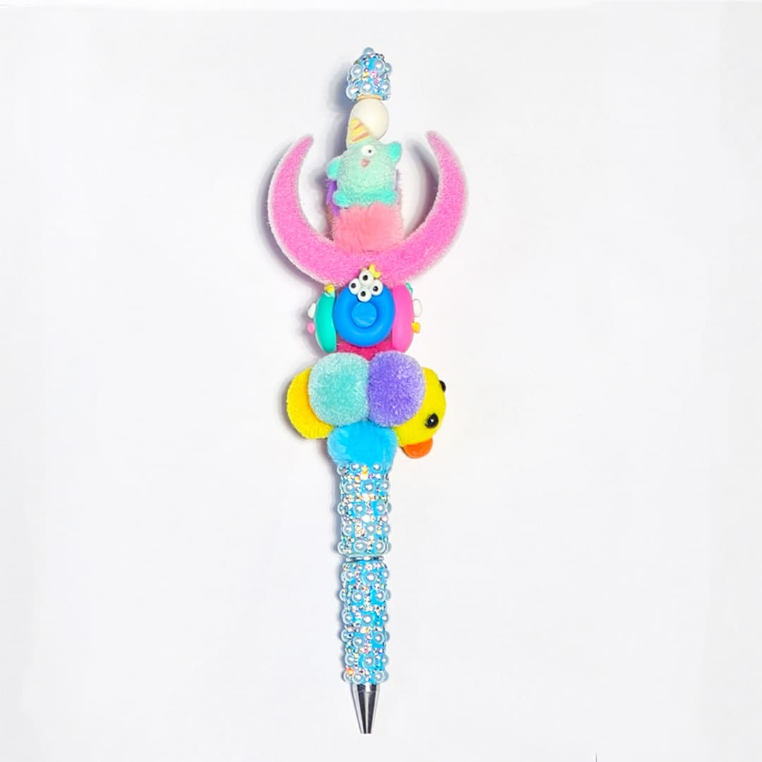 [New Arrival+1 Scoop][Co-creation with Nora] Fluffy Monster 2.0 for Pen/Bracelet/Hanging - Open in live