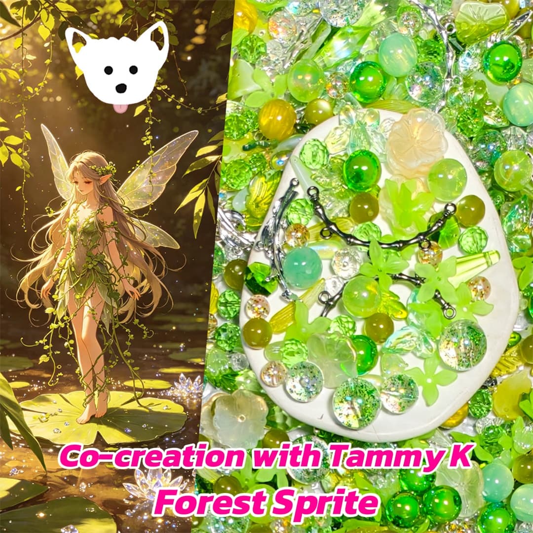 [New Arrival+1 Scoop][Co-creation with Tammy K] Forest Sprite for Bracelet/Hanging/Pen - Open in live