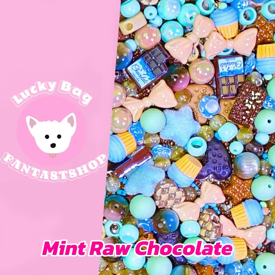 [New] Mint Row Chocolate for Bracelet/Hanging/Pen - Open in live