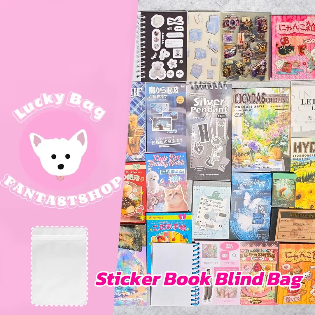 [New Arrival+10% Extra] Sticker Book Blind Bag - Open in live
