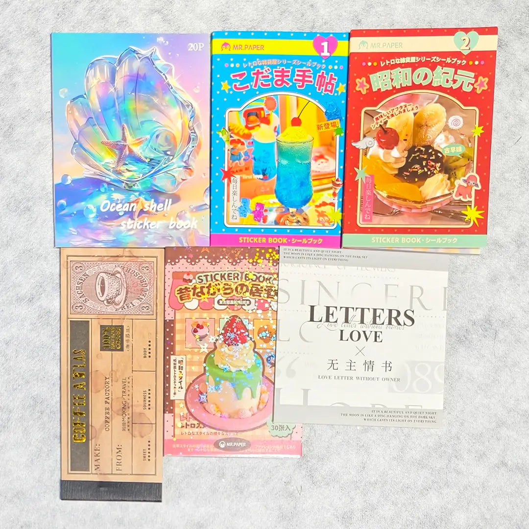 [New Arrival+10% Extra] Sticker Book Blind Bag - Open in live