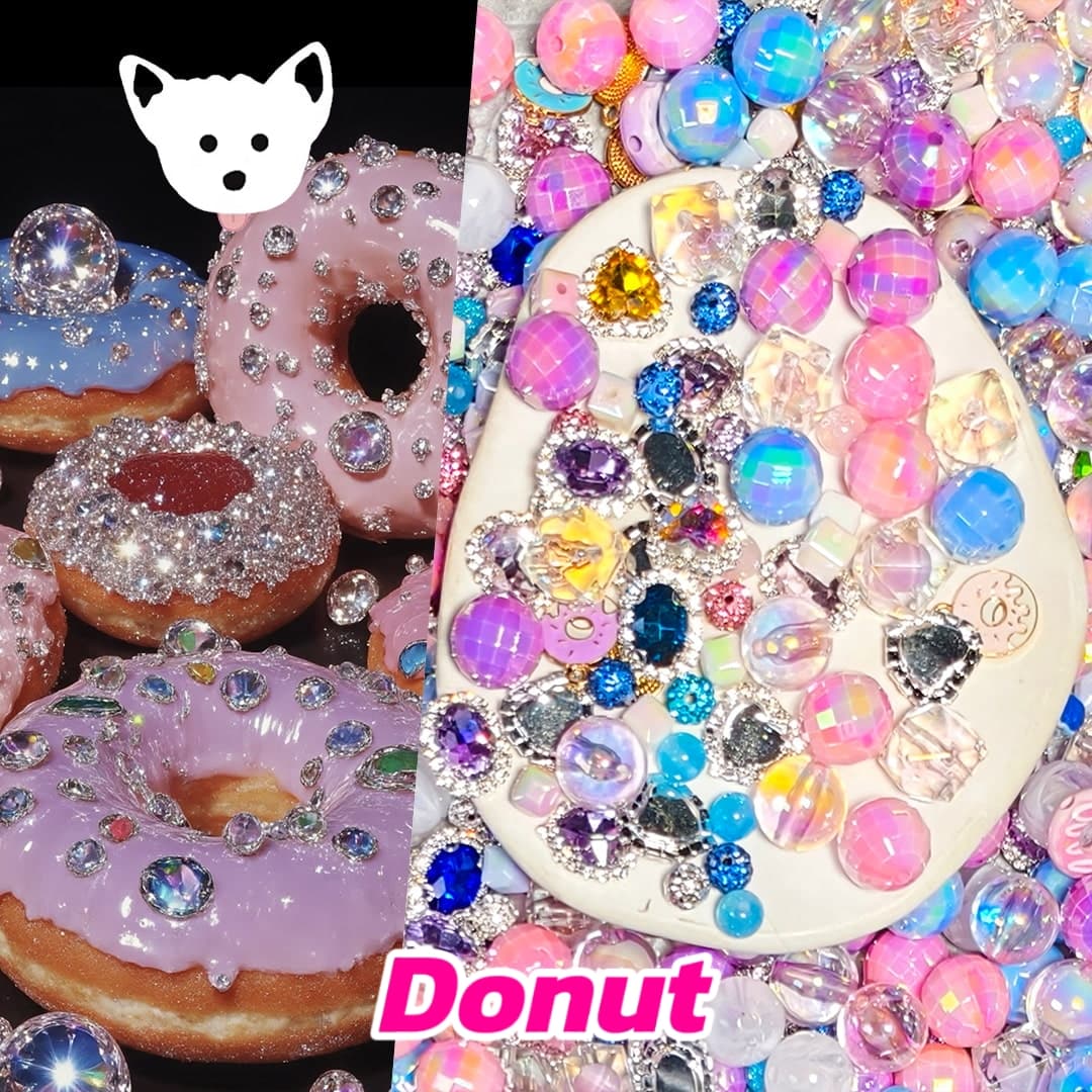 [New] Donut for Bracelet/Hanging/Pen - Open in live