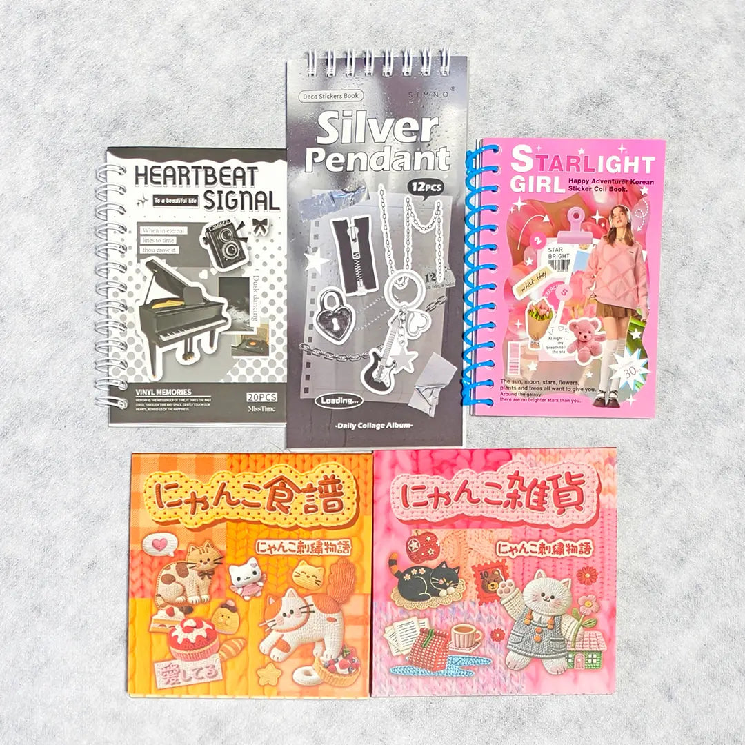[New Arrival+10% Extra] Sticker Book Blind Bag - Open in live