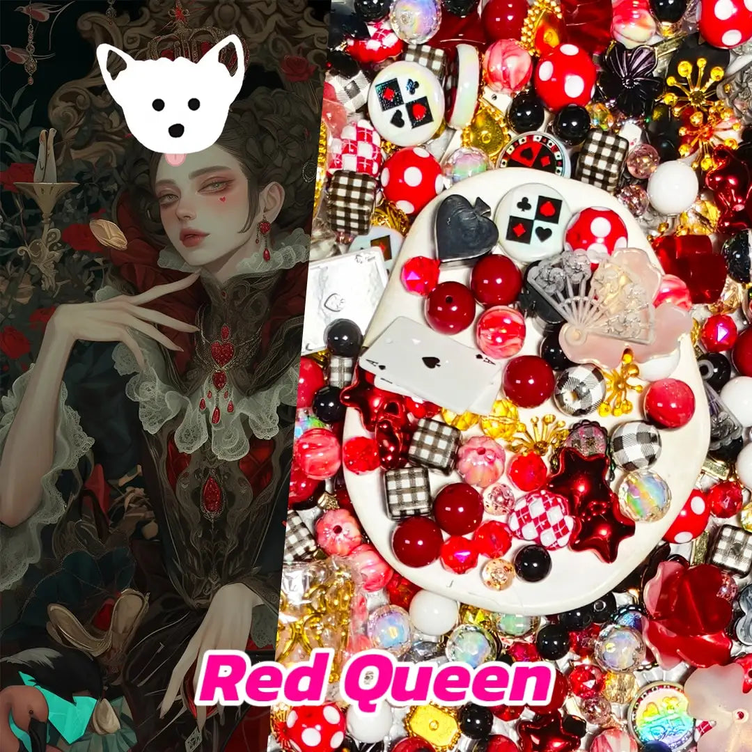 [New Arrival+1 Scoop] Red Queen for Bracelet/Hanging/Pen - Open in live