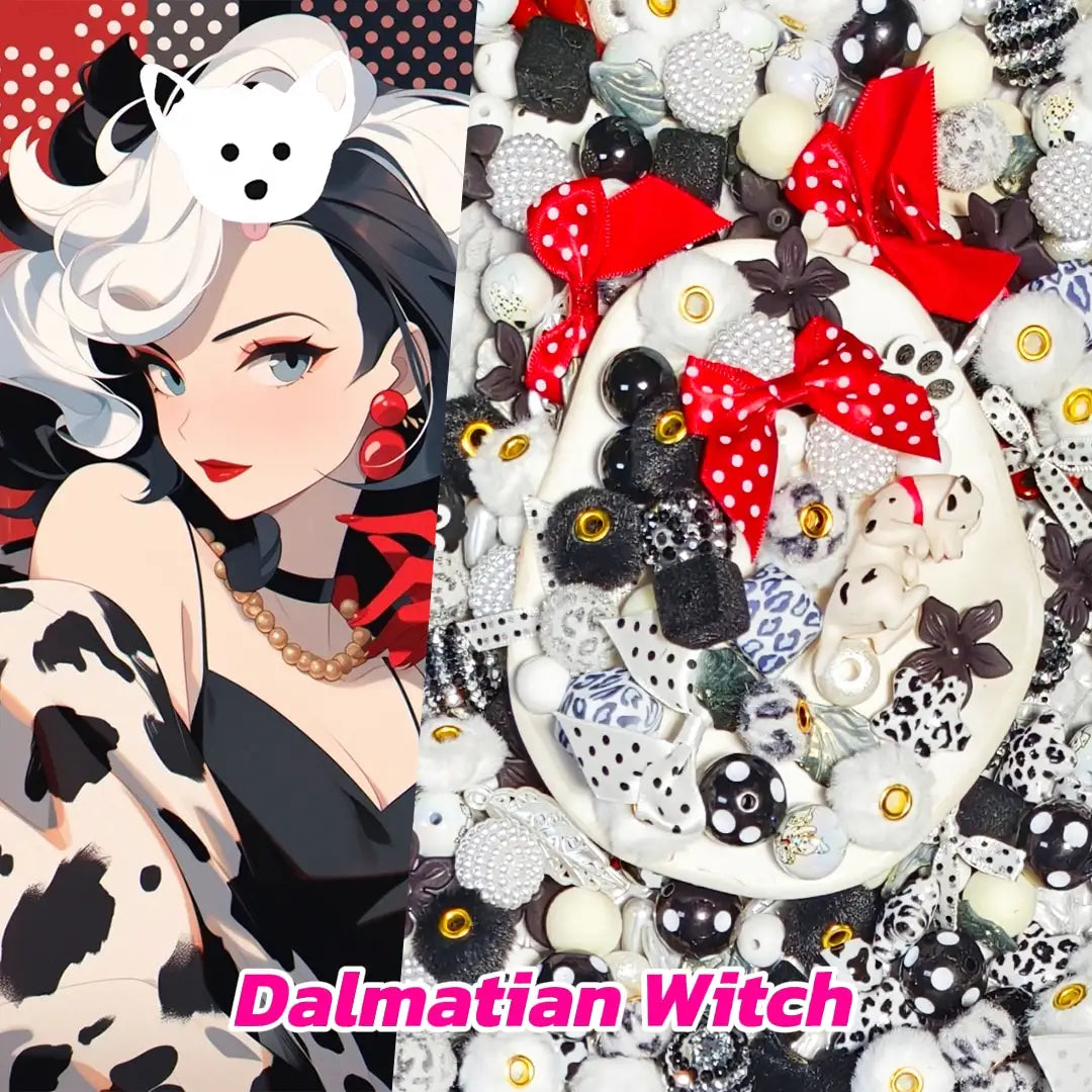 [New Arrival+1 Scoop] Dalmatian Witch for Hanging/Pen - Open in live