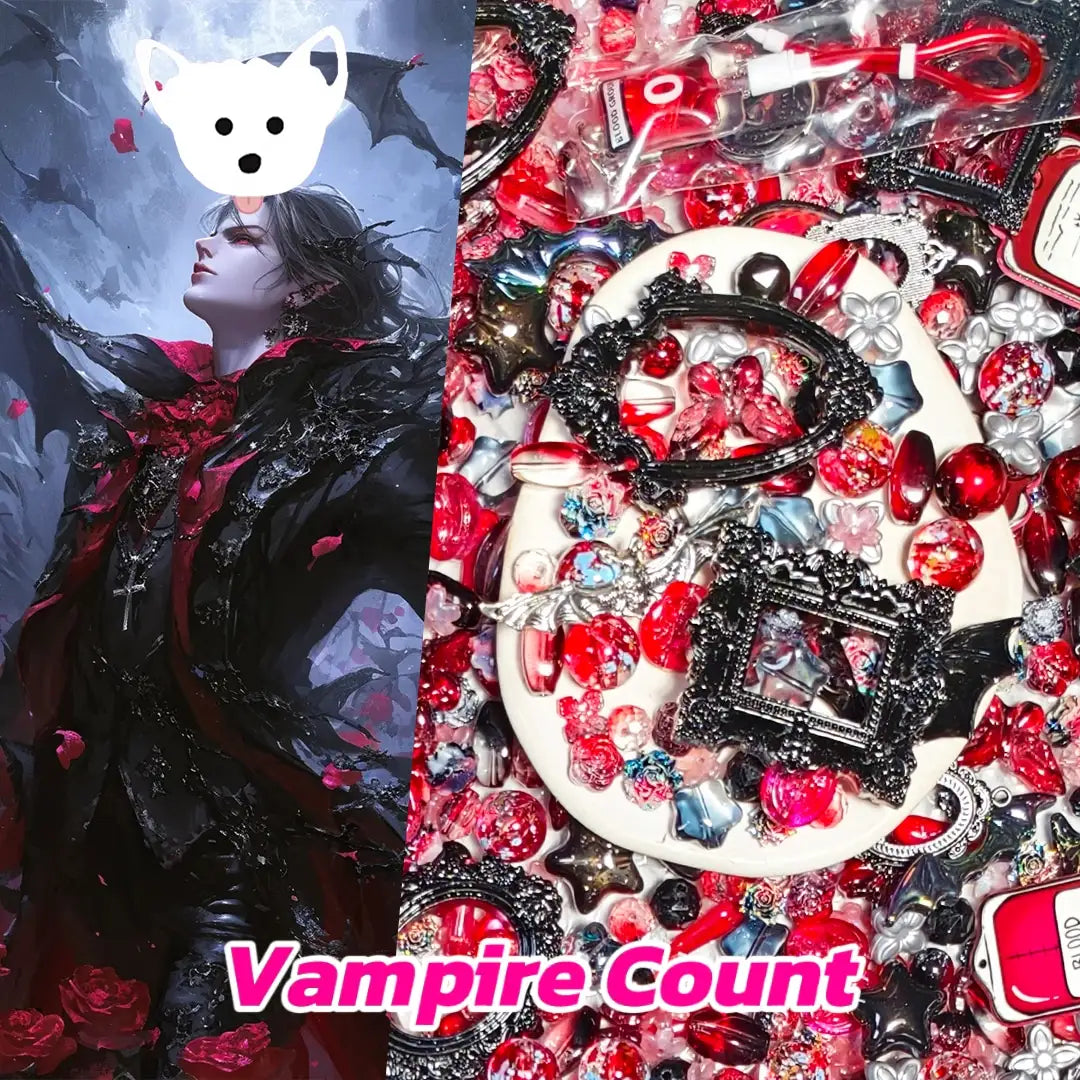 [New Arrival+1 Scoop] Vampire Count for Bracelet/Hanging/Pen - Open in live